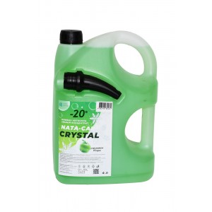 «NATA-Car Crystal омыватель автостекол зимний концентрат до -20º» с ароматом яблока, канистра 4 л