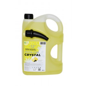 «NATA-Car Crystal омыватель автостекол зимний концентрат до -12º» с ароматом лимона, канистра 4 л