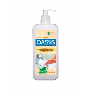 Мыло жидкое "NATA-OASIS" без запаха, флакон 500 мл с дозирующим носиком