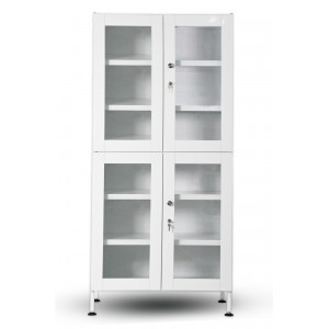 Шкаф медицинский двустворчатый C.box МС-2GD80-NATA PC