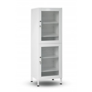 Шкаф медицинский одностворчатый C.box МС-1GD-NATA РС