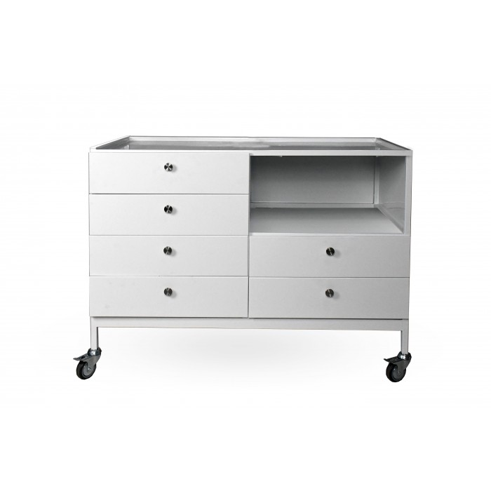 Стол-тумба манипуляционный передвижной ECO ТСМ-6-1-NATA РС